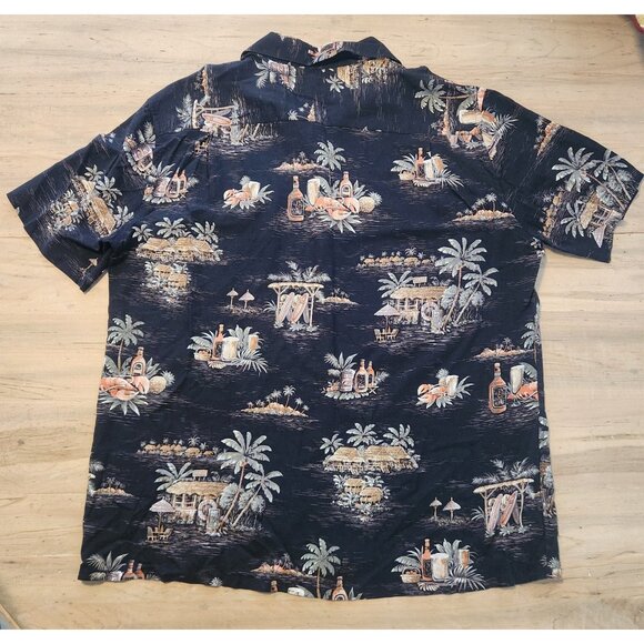 Boca Classics Hawaiian Shirt Rayon Button Up Short Sleeve Floral Aloha XL EUC - Picture 7 of 11